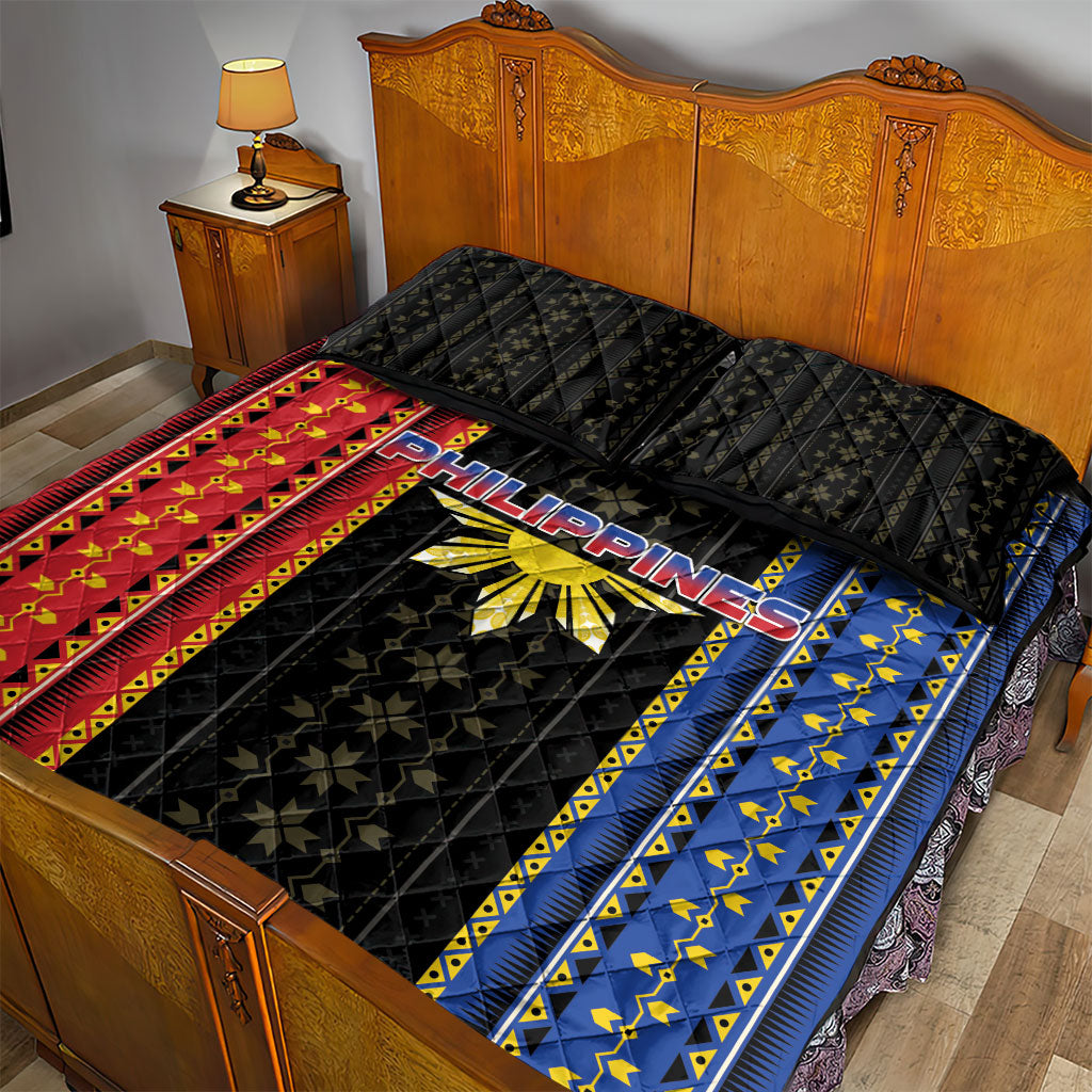 Philippines Filipinos Quilt Bed Set Igorot Tribal Inspiration Pattern Style LT05 - Polynesian Pride