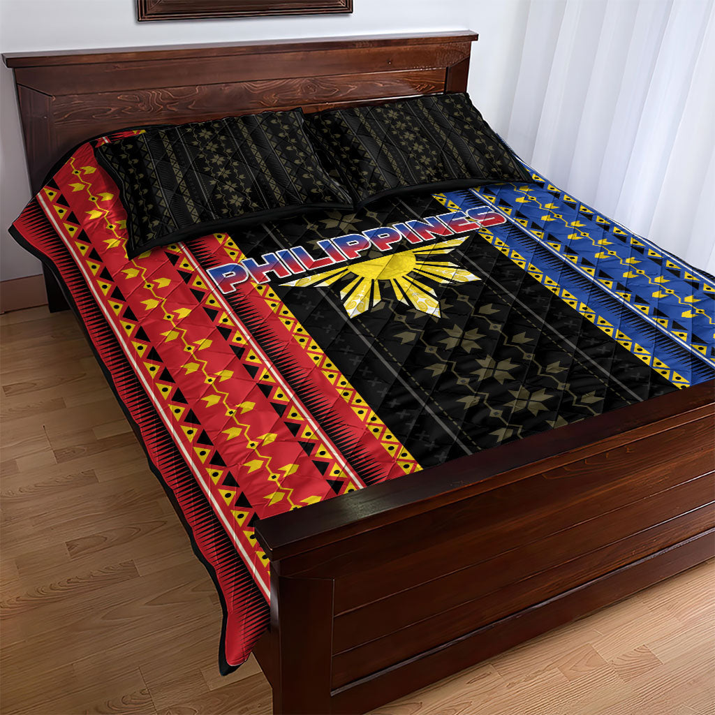 Philippines Filipinos Quilt Bed Set Igorot Tribal Inspiration Pattern Style LT05 - Polynesian Pride