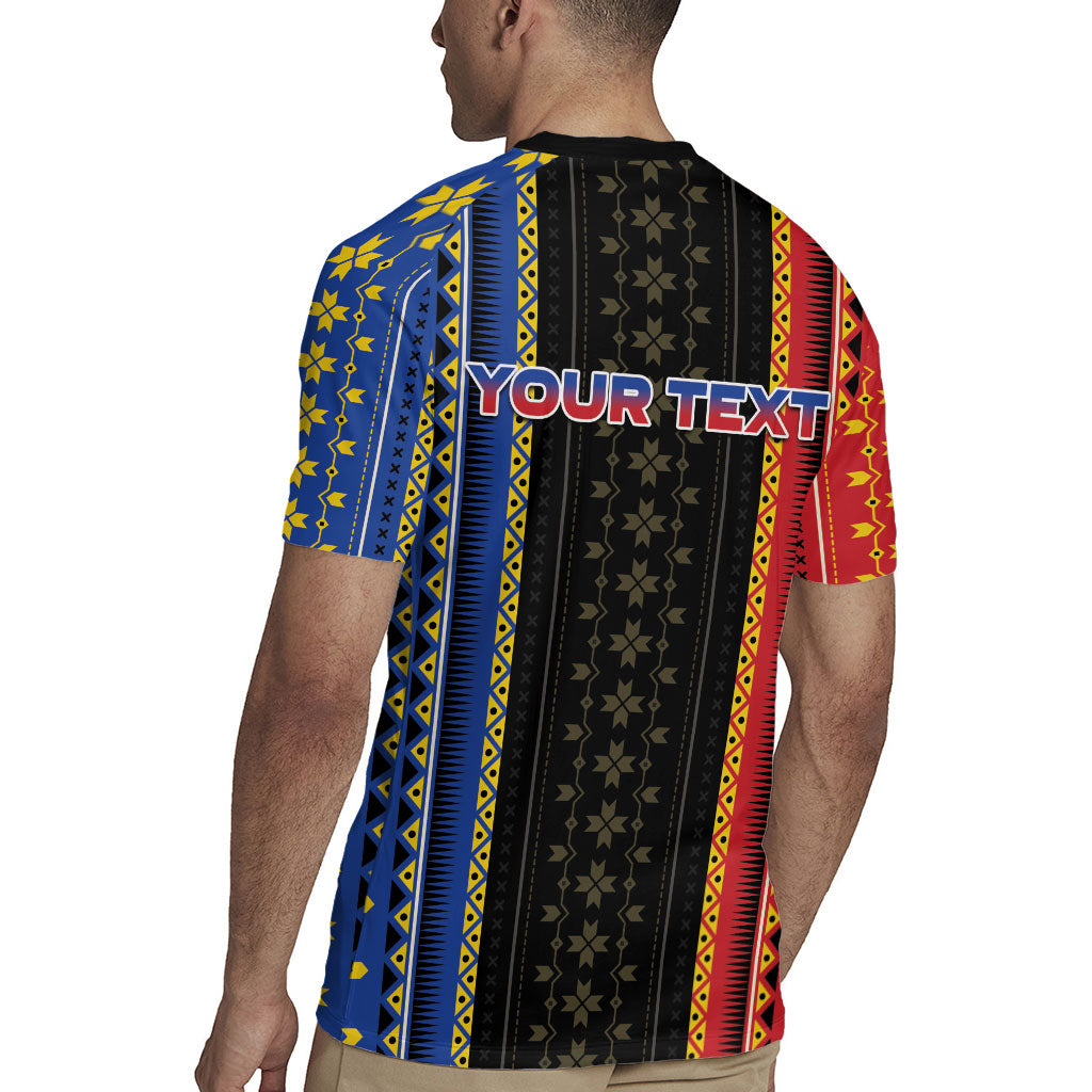 Personalised Philippines Filipinos Rugby Jersey Igorot Tribal Inspiration Pattern Style LT05 - Polynesian Pride