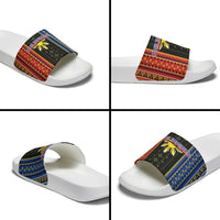 Philippines Filipinos Slide Sandals Igorot Tribal Inspiration Pattern Style
