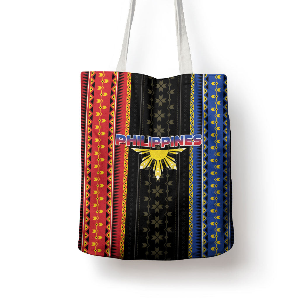 Philippines Filipinos Tote Bag Igorot Tribal Inspiration Pattern Style LT05 - Polynesian Pride