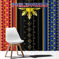 Philippines Filipinos Window Curtain Igorot Tribal Inspiration Pattern Style LT05 - Polynesian Pride