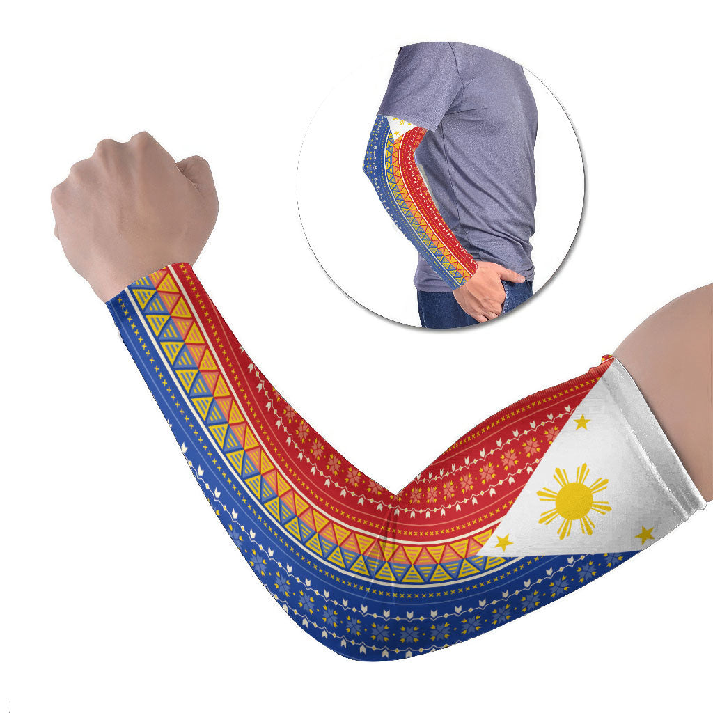 Philippines Sun Arm Sleeves Igorot Tribal Inspiration LT05 Set of 2 Colorful - Polynesian Pride
