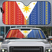 Philippines Sun Auto Sun Shade Igorot Tribal Inspiration LT05 Colorful - Polynesian Pride