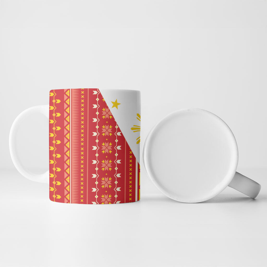 Philippines Sun Ceramic Mug Igorot Tribal Inspiration LT05 - Polynesian Pride