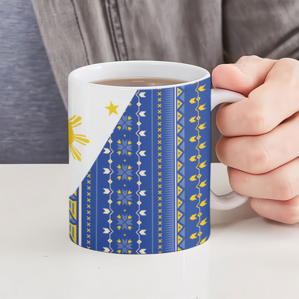 Philippines Sun Ceramic Mug Igorot Tribal Inspiration LT05 - Polynesian Pride