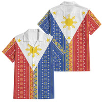 Philippines Sun Family Matching Tank Maxi Dress and Hawaiian Shirt Igorot Tribal Inspiration LT05 Dad's Shirt - Short Sleeve Colorful - Polynesian Pride