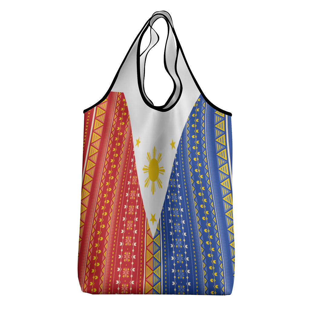 Philippines Sun Grocery Bag Igorot Tribal Inspiration LT05 - Polynesian Pride