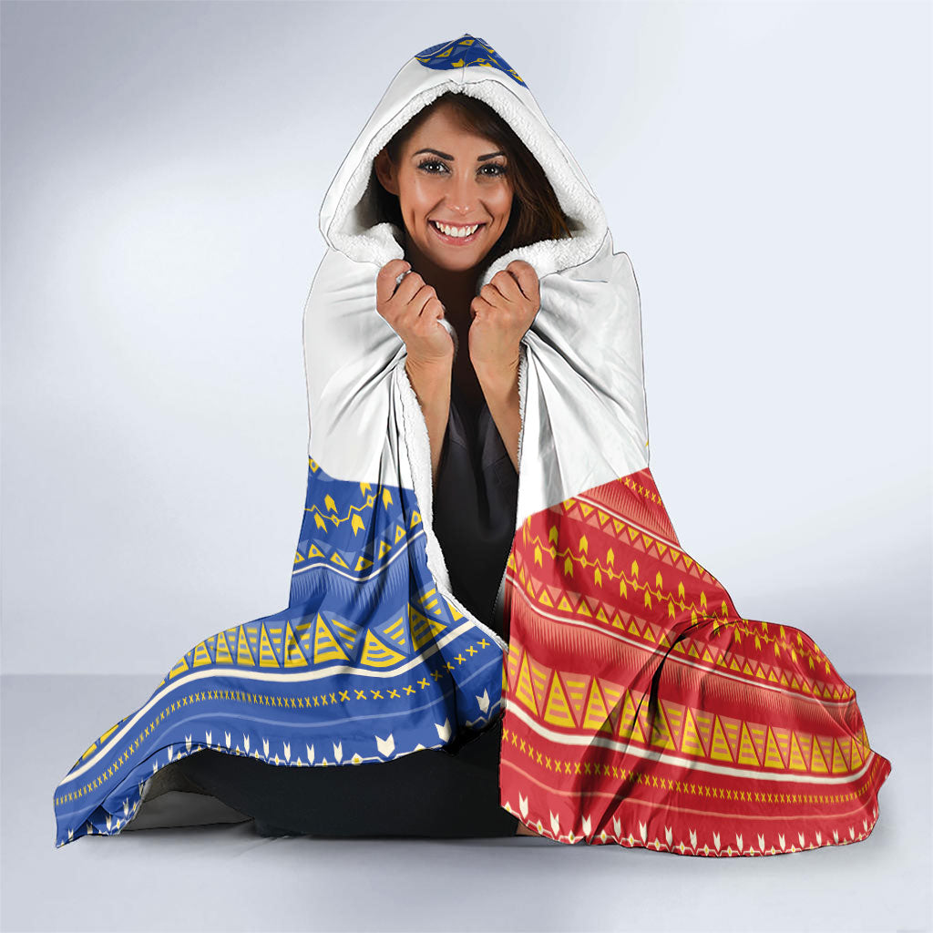Philippines Sun Hooded Blanket Igorot Tribal Inspiration LT05 - Polynesian Pride