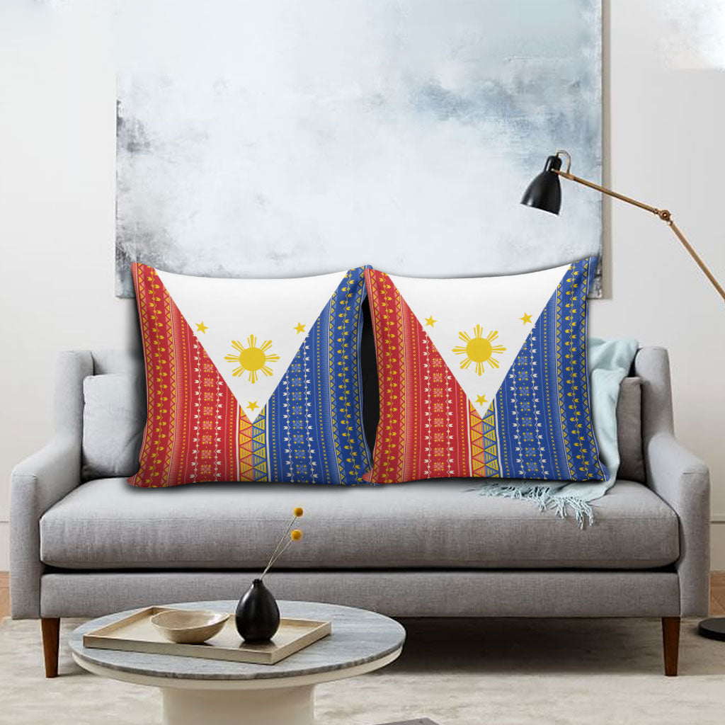 Philippines Sun Pillow Cover Igorot Tribal Inspiration LT05 - Polynesian Pride