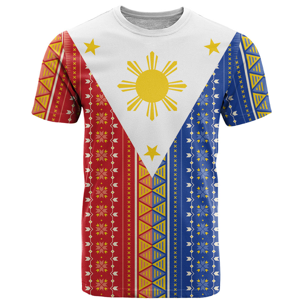 Philippines Sun T Shirt Igorot Tribal Inspiration LT05 Colorful - Polynesian Pride