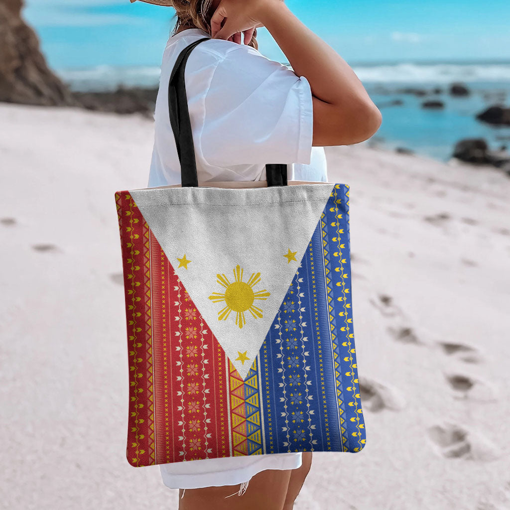 Philippines Sun Tote Bag Igorot Tribal Inspiration LT05 - Polynesian Pride