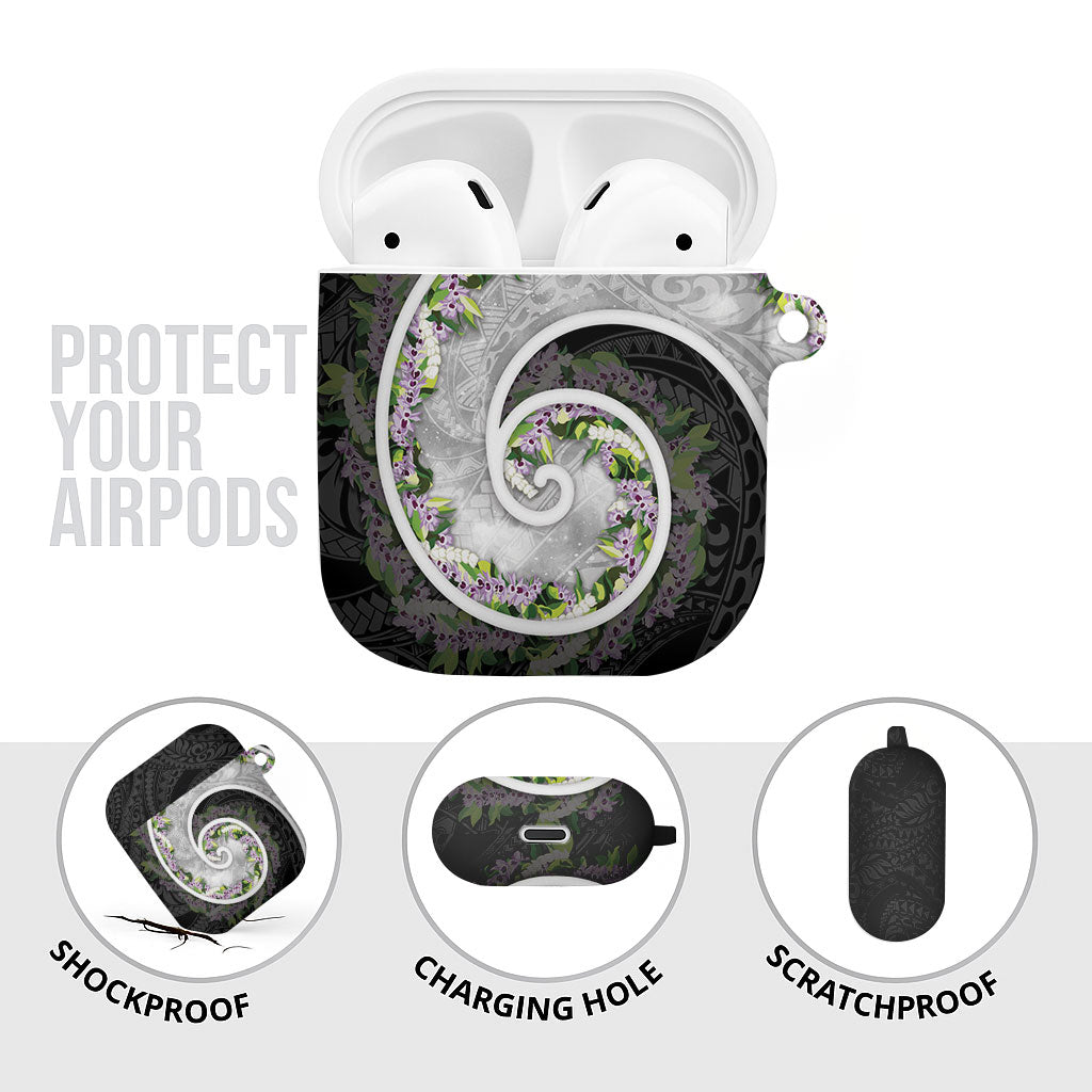 Piko Hawaii AirPods Case Polynesian Pattern With Maile Pikake Honohono Lei LT05 - Polynesian Pride