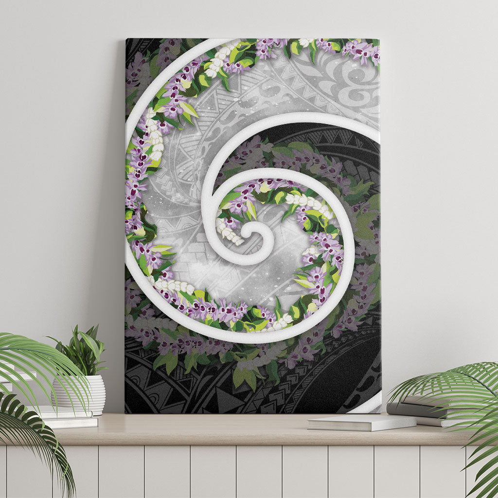 Piko Hawaii Canvas Wall Art Polynesian Pattern With Maile Pikake Honohono Lei LT05 - Polynesian Pride