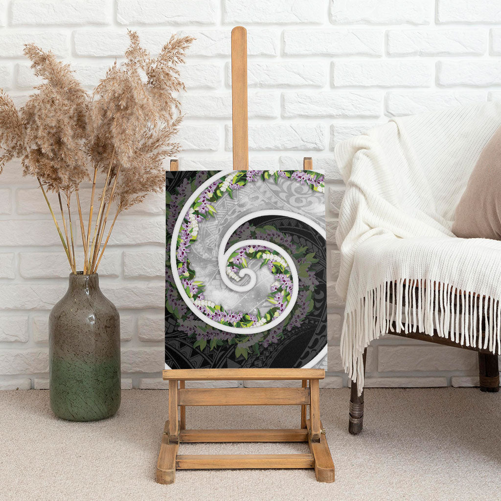 Piko Hawaii Canvas Wall Art Polynesian Pattern With Maile Pikake Honohono Lei LT05 - Polynesian Pride