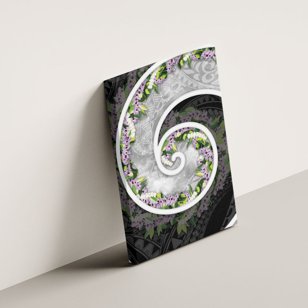 Piko Hawaii Canvas Wall Art Polynesian Pattern With Maile Pikake Honohono Lei LT05 - Polynesian Pride