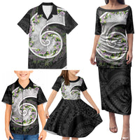 Piko Hawaii Family Matching Puletasi and Hawaiian Shirt Polynesian Pattern With Maile Pikake Honohono Lei LT05 - Polynesian Pride