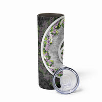 Piko Hawaii Skinny Tumbler Polynesian Pattern With Maile Pikake Honohono Lei LT05 - Polynesian Pride