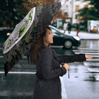 Piko Hawaii Umbrella Polynesian Pattern With Maile Pikake Honohono Lei LT05 - Polynesian Pride