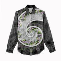Piko Hawaii Women Casual Shirt Polynesian Pattern With Maile Pikake Honohono Lei LT05 - Polynesian Pride