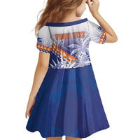 Personalised Marshall Islands Manit Day Family Matching Off Shoulder Short Dress and Hawaiian Shirt Polynesian Tribal Tattoo Tropical Style