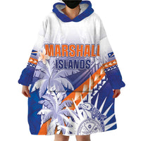 Personalised Marshall Islands Manit Day Wearable Blanket Hoodie Polynesian Tribal Tattoo Tropical Style LT05 - Polynesian Pride