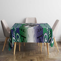 New Zealand Warrior Tablecloth Maori Tribal Pattern