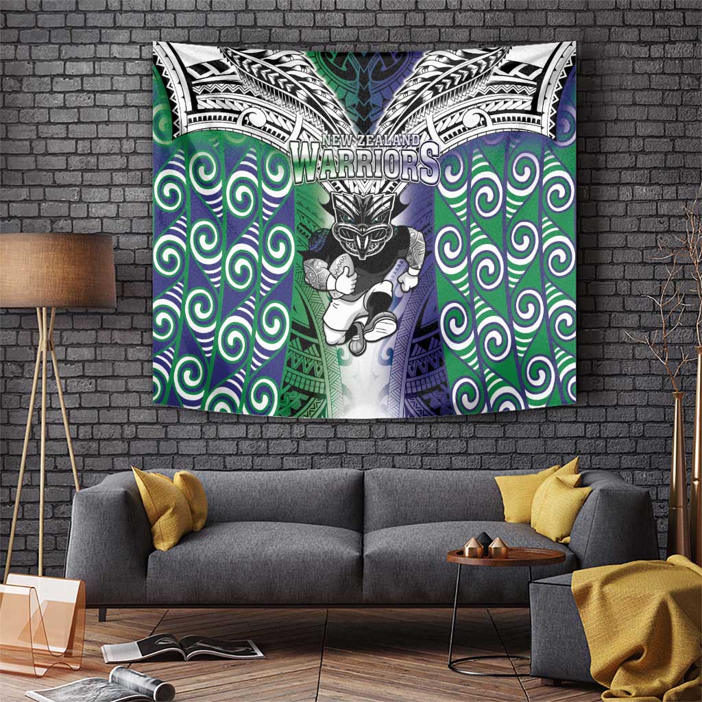 New Zealand Warrior Tapestry Maori Tribal Pattern LT05 - Polynesian Pride