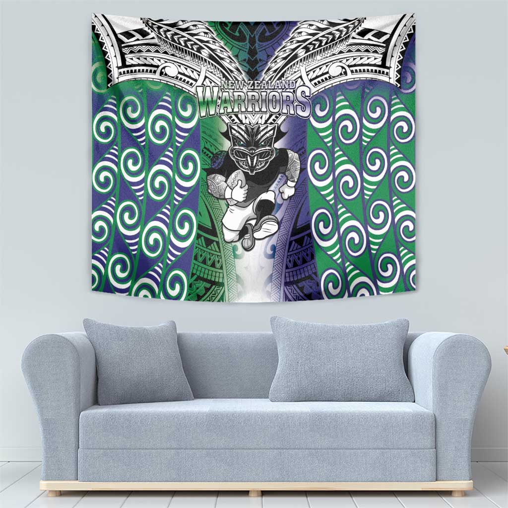 New Zealand Warrior Tapestry Maori Tribal Pattern LT05 - Polynesian Pride