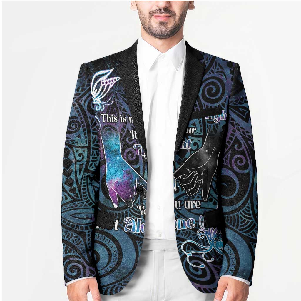 Suicide Awareness Blazer You Are Not Alone - Polynesian Pride