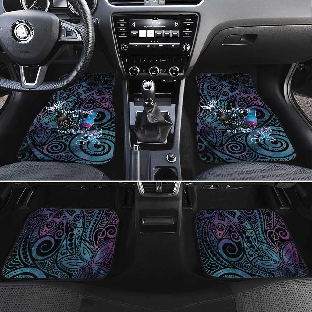 Suicide Awareness Car Mats You Are Not Alone - Polynesian Pride