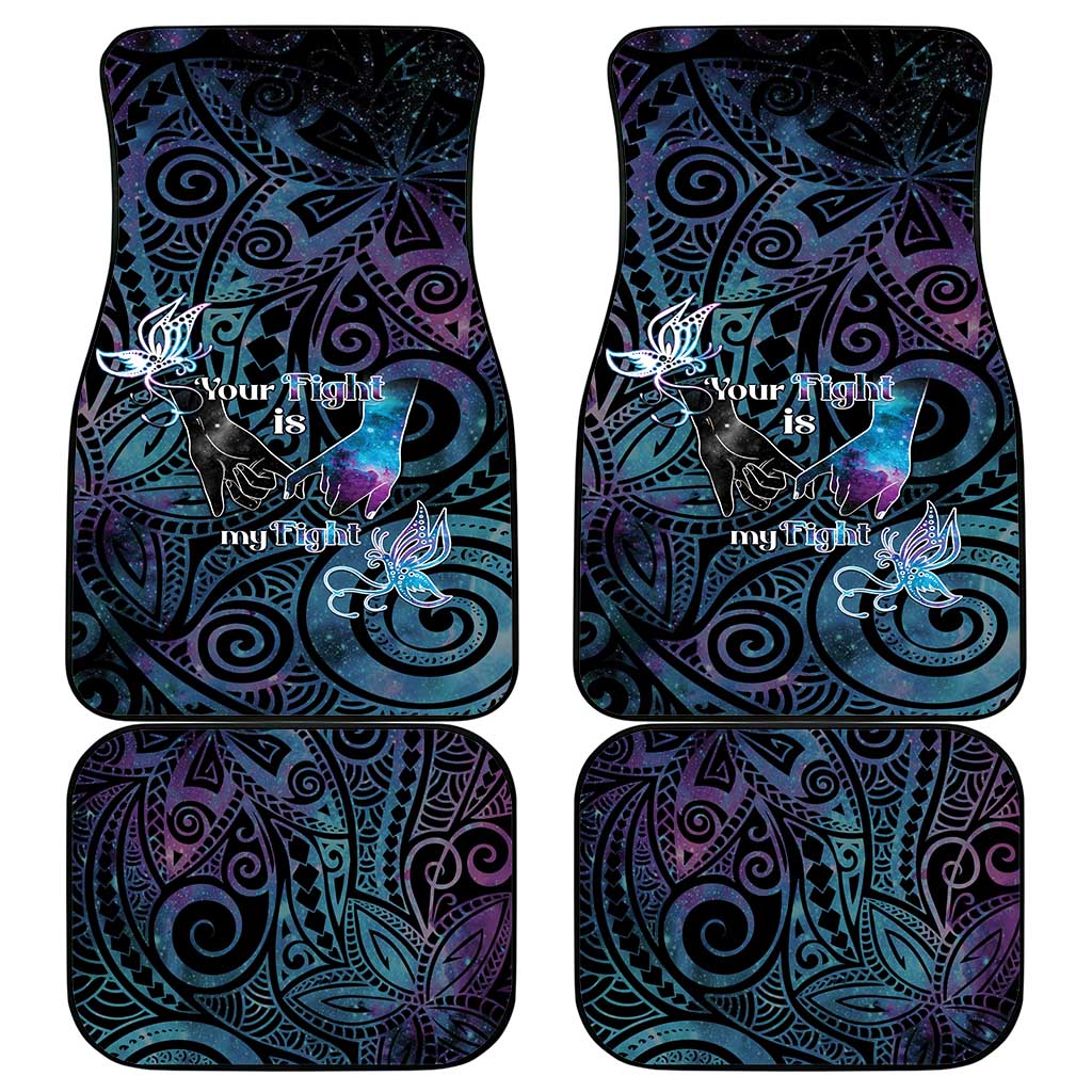 Suicide Awareness Car Mats You Are Not Alone - Polynesian Pride