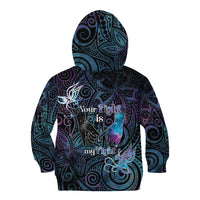 Suicide Awareness Kid Hoodie You Are Not Alone - Polynesian Pride