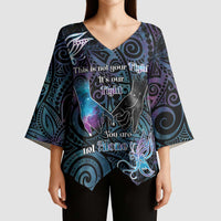 Suicide Awareness Kimono Sleeve Blouse You Are Not Alone - Polynesian Pride