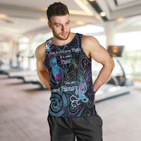 Suicide Awareness Men Tank Top You Are Not Alone - Polynesian Pride