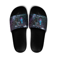 Suicide Awareness Slide Sandals You Are Not Alone - Polynesian Pride