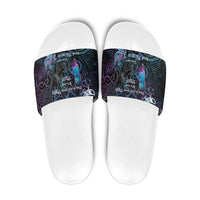 Suicide Awareness Slide Sandals You Are Not Alone - Polynesian Pride