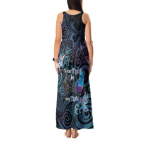 Suicide Awareness Tank Maxi Dress You Are Not Alone - Polynesian Pride