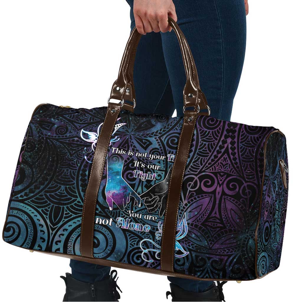 Suicide Awareness Travel Bag You Are Not Alone - Polynesian Pride