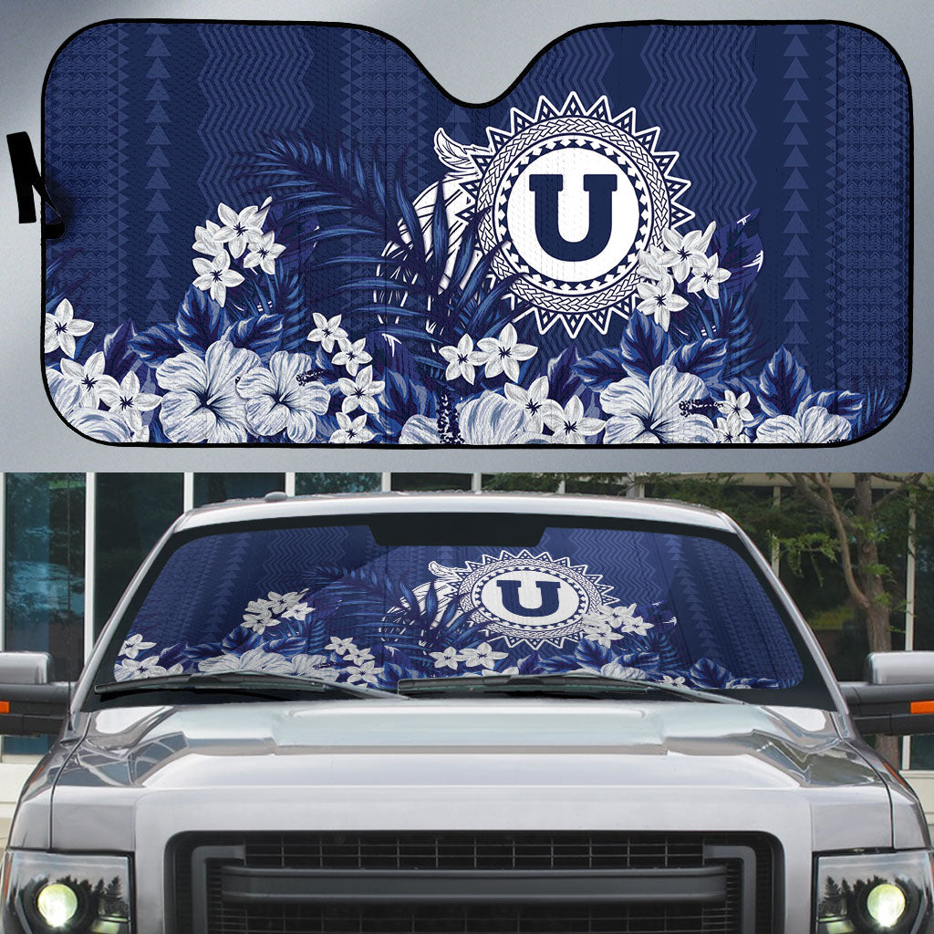 Utah State Auto Sun Shade Polynesian Style LT05 Blue - Polynesian Pride