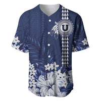 Personalized Utah State Baseball Jersey Polynesian Style LT05 Blue - Polynesian Pride