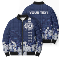 Personalized Utah State Bomber Puffer Jacket Polynesian Style LT05 - Polynesian Pride