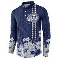 Personalized Utah State Button Sweatshirt Polynesian Style LT05 - Polynesian Pride