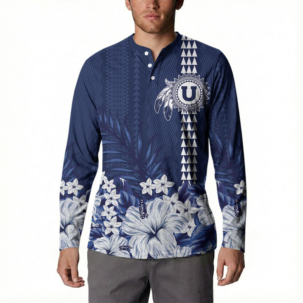 Personalized Utah State Button Sweatshirt Polynesian Style LT05 - Polynesian Pride