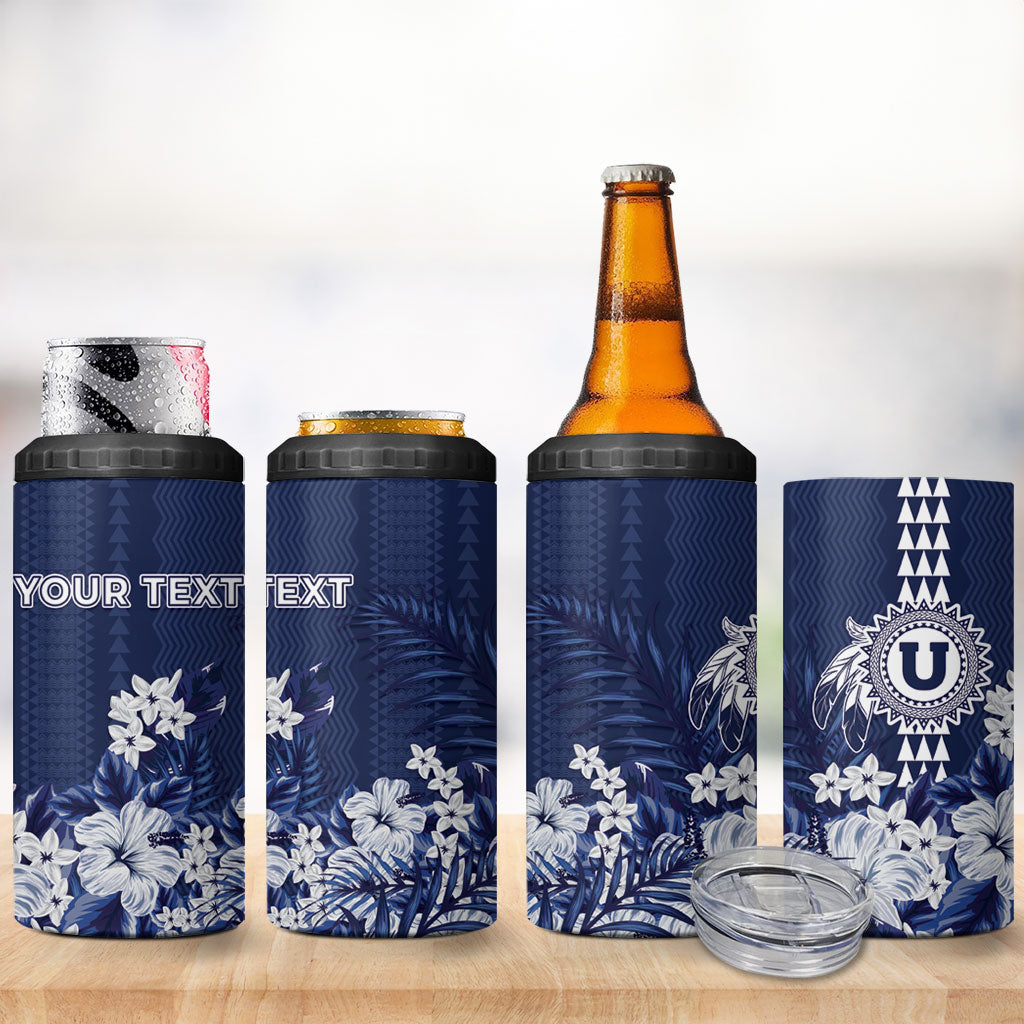 Personalized Utah State 4 in 1 Can Cooler Tumbler Polynesian Style LT05 - Polynesian Pride