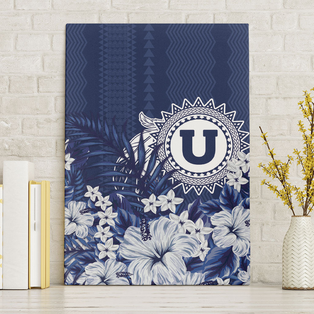 Utah State Canvas Wall Art Polynesian Style LT05 Without Frame Blue - Polynesian Pride