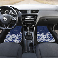 Personalized Utah State Car Mats Polynesian Style LT05 Set 2pcs - Front Blue - Polynesian Pride
