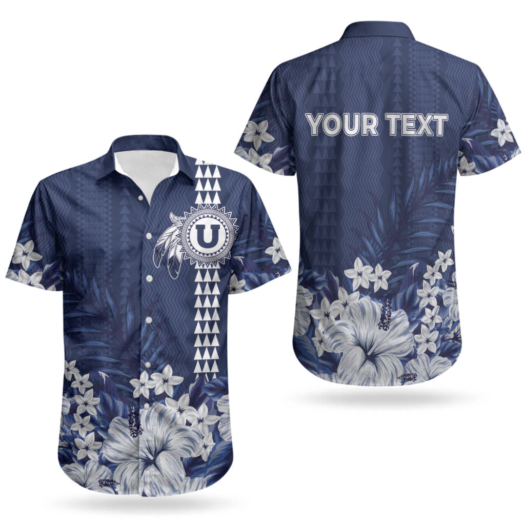 Personalized Utah State Couples Matching Long Sleeve Bodycon Dress and Hawaiian Shirt Polynesian Style LT05 - Polynesian Pride