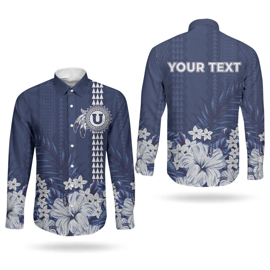Personalized Utah State Couples Matching Summer Maxi Dress and Long Sleeve Button Shirt Polynesian Style LT05 - Polynesian Pride
