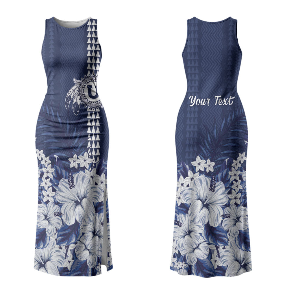 Personalized Utah State Couples Matching Tank Maxi Dress and Hawaiian Shirt Polynesian Style LT05 - Polynesian Pride